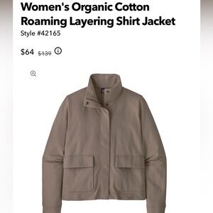Mauve/tan cute lightweight Patagonia jacket. Size small.